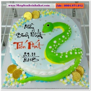Bánh Sinh Nhật Con Rắn Tuổi Tỵ - R10